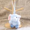 Yousheng Cute Pig Plush Keychain, Small Stuffed Animal Elephant Pendant for Bag Backpack Purse, Kawaii Cartoon Key Ring Charm, Gift for Girls Women