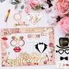 Wedding Photo Booth Frame and Props Set Wedding Party Props Funny Backdrop Decorations for Parties Celebration Ornaments