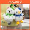 Scarf Fox Cute Seagull Cartoon Animal Plush Doll Pendant For Bag Decoration
