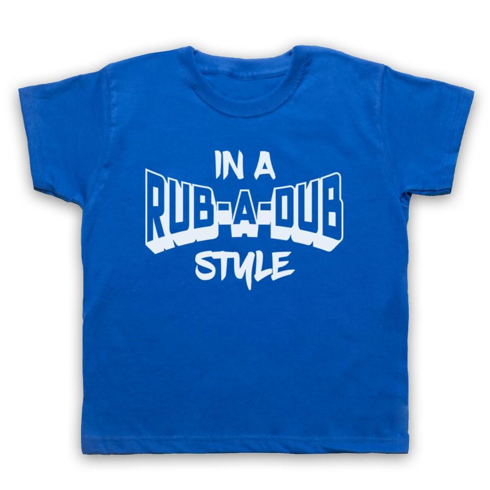 

In A Rub A Dub Style Jamaican Reggae Music Lover Kids Childs T-Shirt 3XL