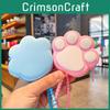 Cute Cartoon Cat Paw Coin Purse Silicone Keychain For Students And Gifts
