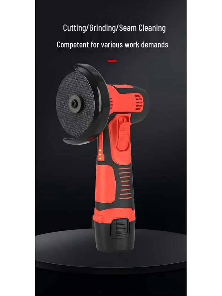 Compact Multifunctional Lithium Battery Mini Angle Grinder and Polisher
