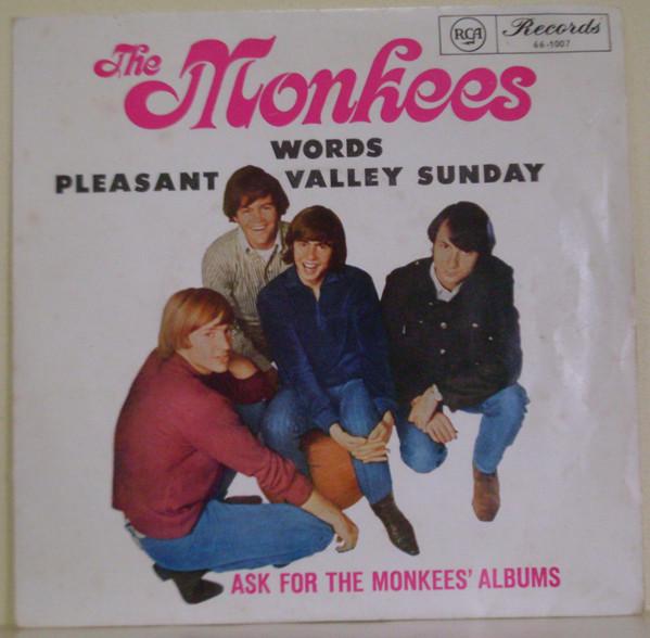 

7inch Record MONKEES Pleasant Valley Sunday Words 661007 RCA Australia Rock Used