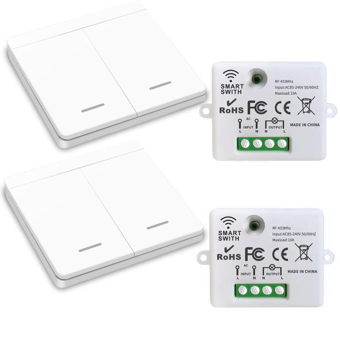 Dieserc interrupteur d'éclairage sans fil rf 433mhz