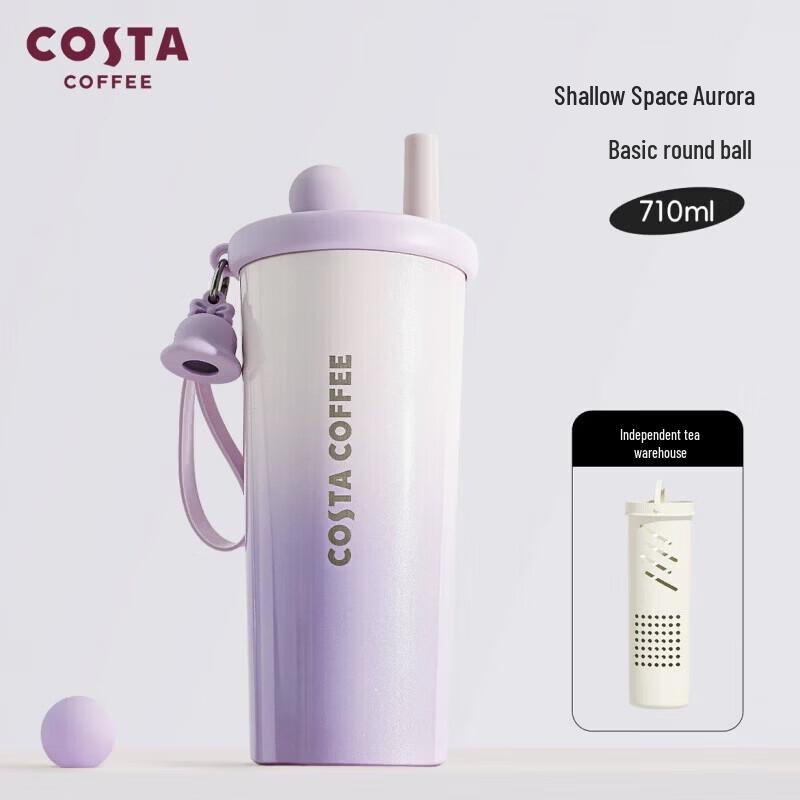 COSTA 316 Stainless Steel Portable Coffee & Tea Thermos Cup