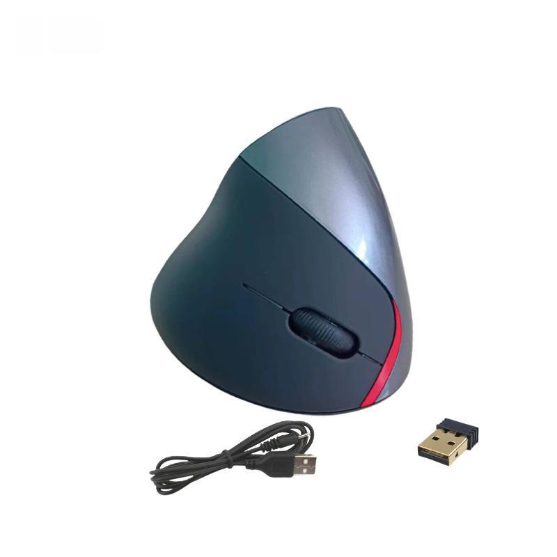 Second-Generation Rechargeable Vertical Wireless Mouse for Gaming and Office Use