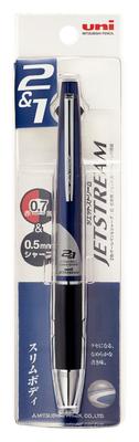 Mitsubishi Pencil Pen Jet Stream Navy Easy To Write MSXE380007P9 Multi-Function 2&1 0.7