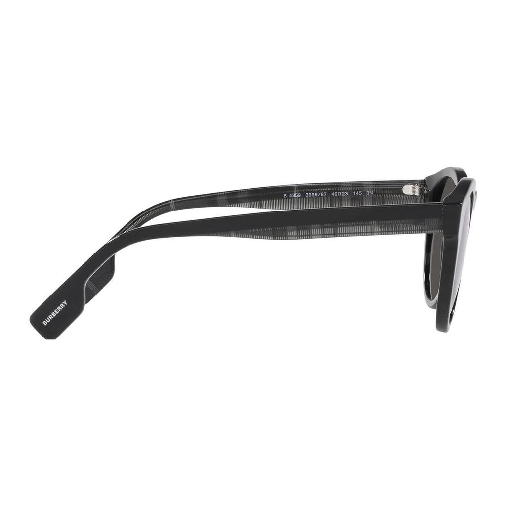 Burberry Minimalist Comfortable Oval Sunglasses Men sunglasses Black BE4359399687