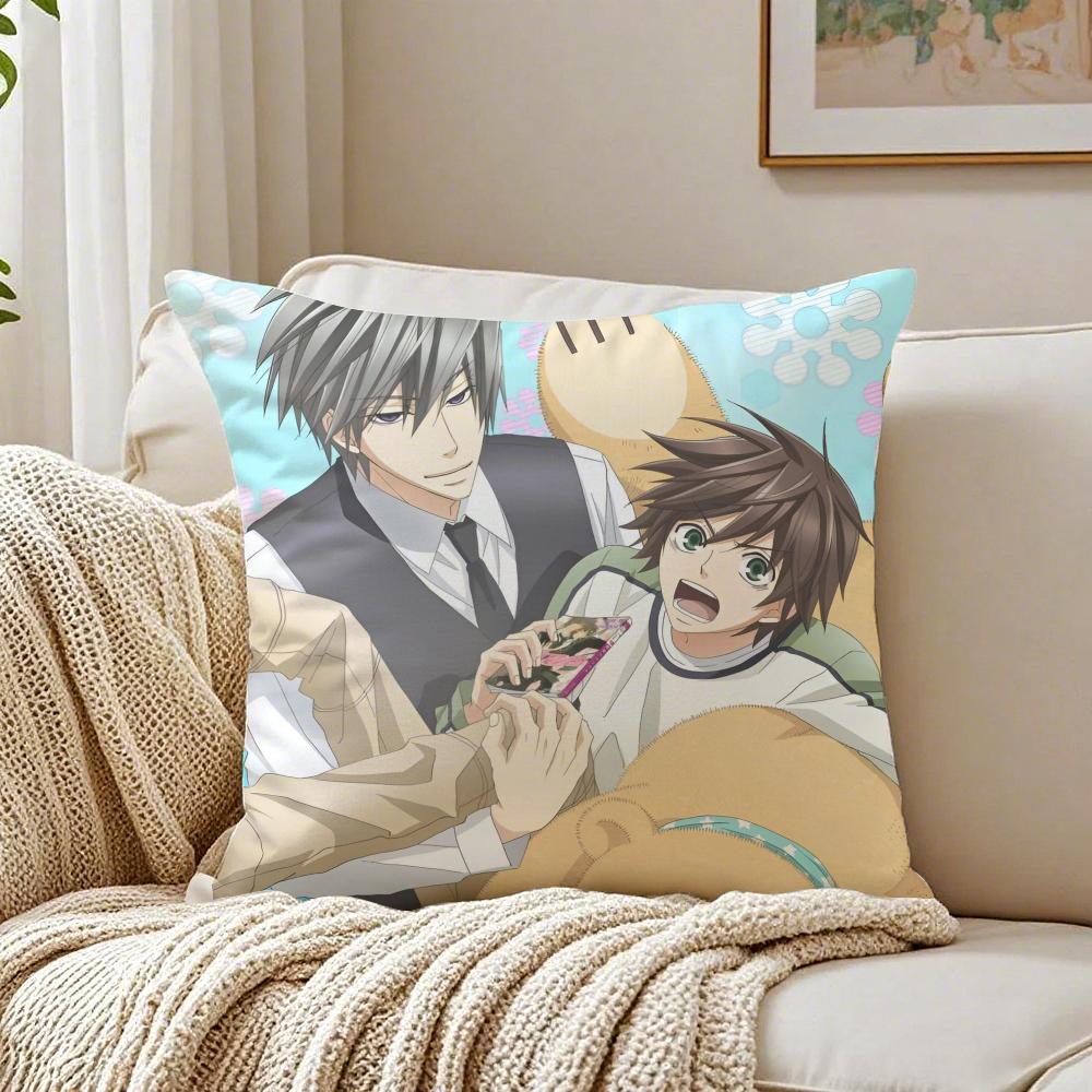 Simple fashion icon JJunjou Romantica Cushion Cover Linen Pillowcase Soft for Sofa Bed Home Room Decor