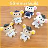 Rilakkuma Baseball Team Plush Keychain Bag Pendant Toy Cartoon Bear Doll Gift