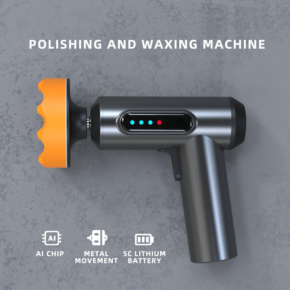 Car Polishing Sanding Machine Wireless Car Paint Scratch Repair Windscreen Glass Oil Film Remove Machine Leather Care