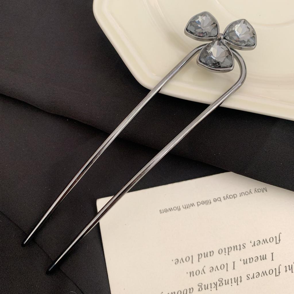 Ladies' elegant and shiny tassel hair clips, jewelry hair sticks, Hanfu wedding metal hair accessories, girls' hair accessories