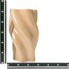 Francfranc Ceramic Twist Flower Vase, Large, Beige, Stylish and Cute