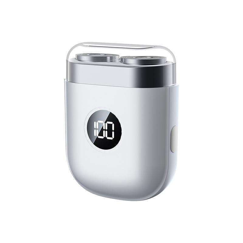 Mini Portable Double-Head Rechargeable Electric Shaver for Travel