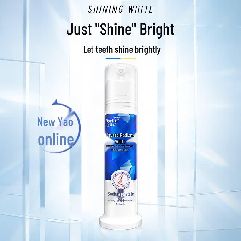 Dr. Dentist Crystal Bright Press-Type Toothpaste 130g