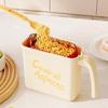 Portable Instant Noodle Bowl - No-Wash, Easy Storage, Multifunction Cooker for Students & Dorms