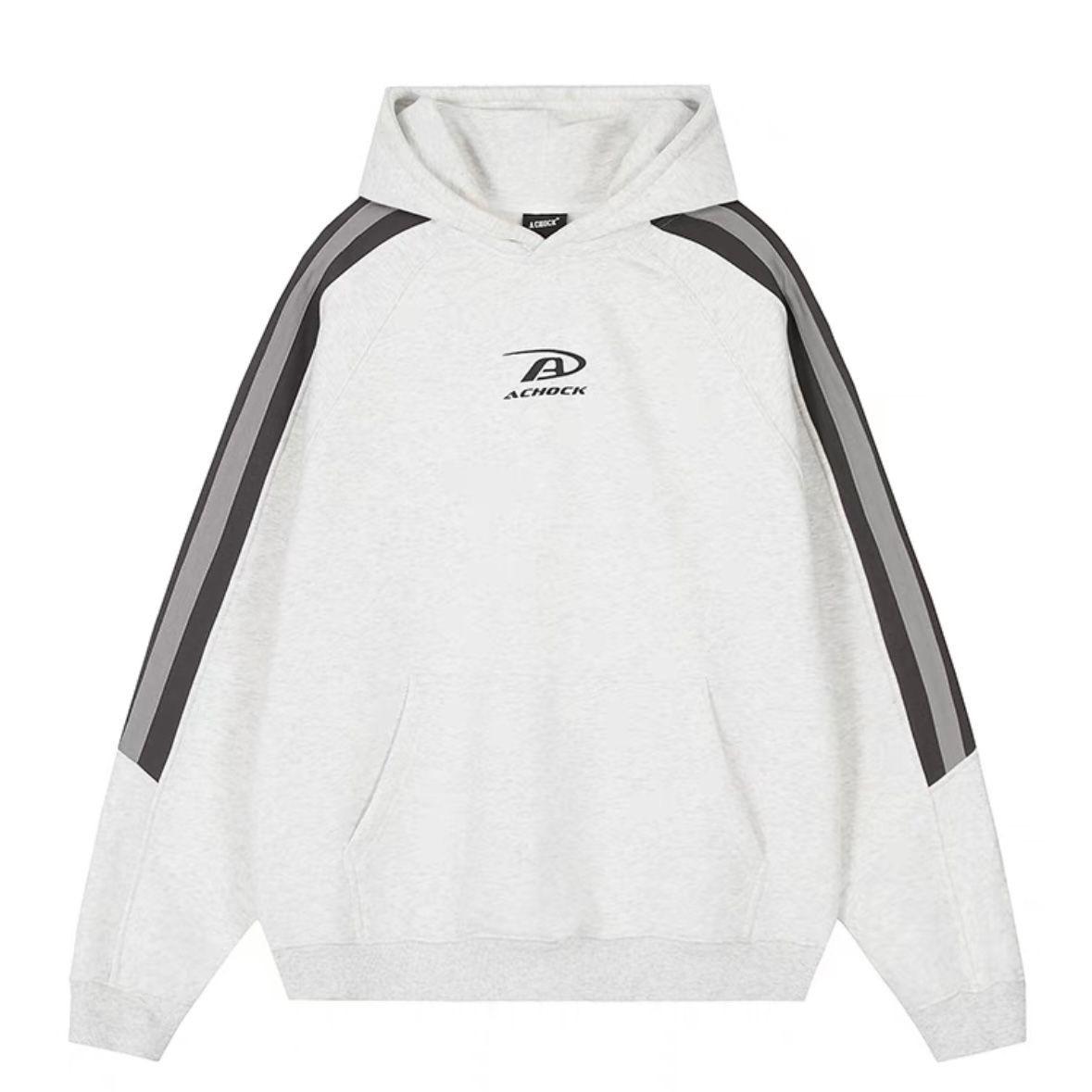 

Винтажные толстовки большого размера, женские толстовки с капюшоном в стиле хип-хоп Cyber ​​Y2k Kpop, серый пуловер в стиле Харадзюку, уличная одежда Baddie M серый