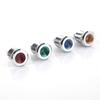 1 stk 12 mm 6/12/24/220V minisignaler Strømforsyning LED metallindikatorlampe