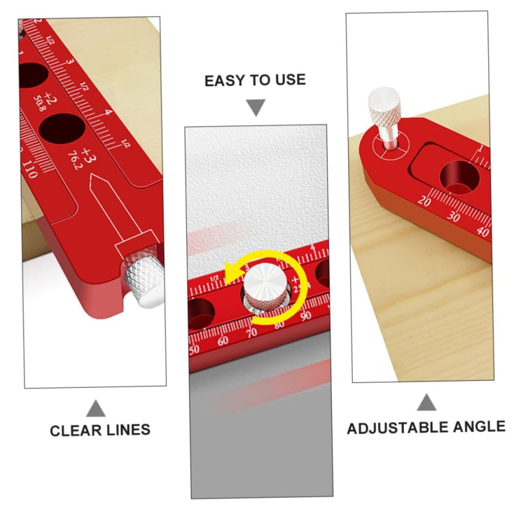 Portable Scribe Circle Drawing Tool Woodworking Workshop Adjustable Arms Precision Drawing Lightweight Portable