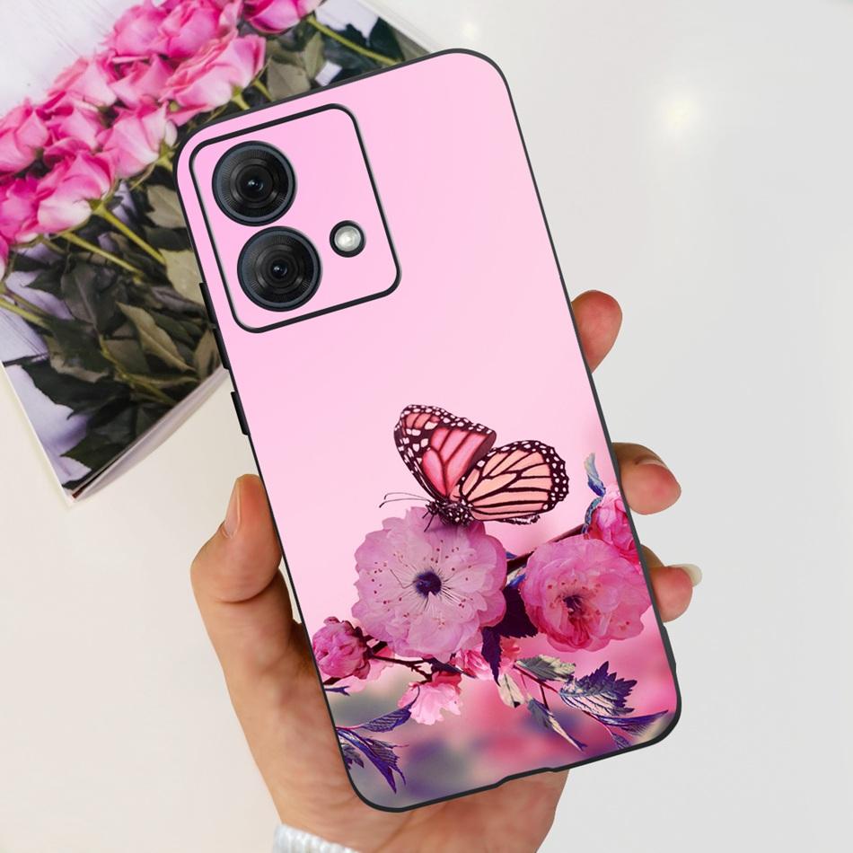 For Motorola Moto G84 Case MotoG84 G 84 5G 2023 Cute Painted Soft Silicone TPU Phone Back Cover Bumper