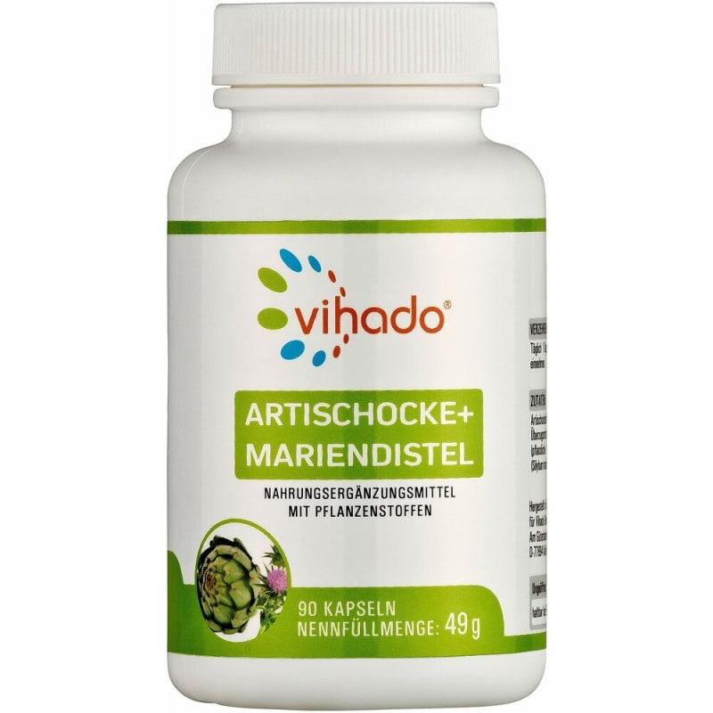 Vihado Milk Thistle, Artichoke 90 Capsules