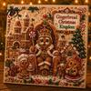 Handicraft Activities for Kids Xmas Faux Pearl Art Kit, Santa Claus Reindeer Painting DIY Craft Sets Adults Sparkling 3D Festive Wall Kit Adults,