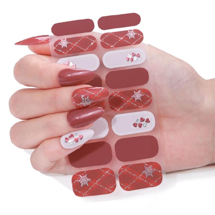 

Christmas Nail Art Decals Holiday Nail Decorations Nail Stickers for Creative Nail Styling Nail Beauty Supplies