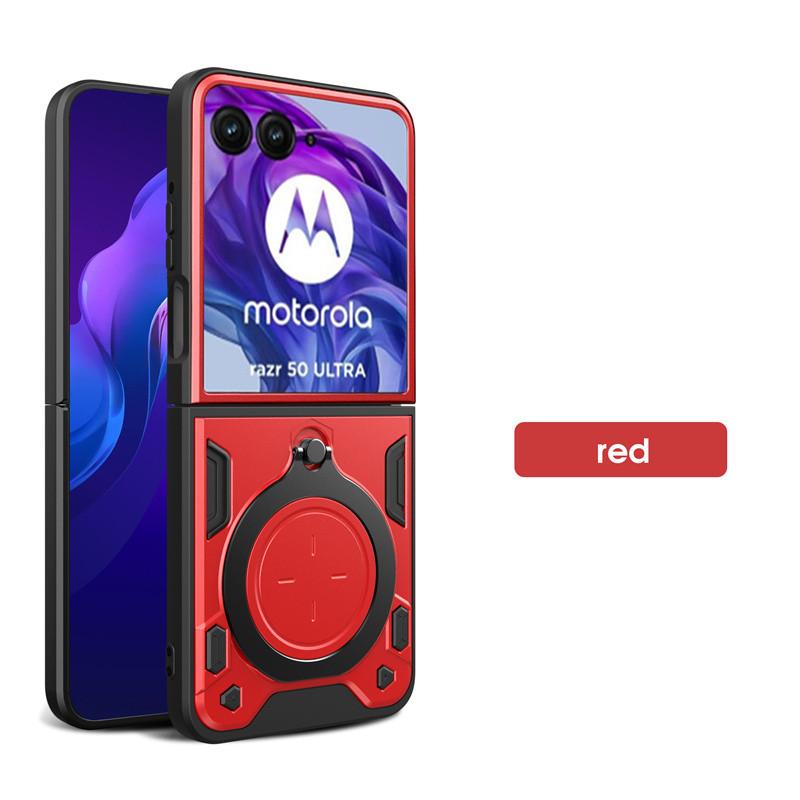 Heavy Duty Protective Cover For Motorola Moto Razr 50 40 Ultra Razr Plus 2024 2023 Case Stand Holder Shockproof Funda Coque Capa