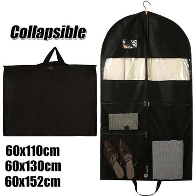 1 STK 110/130/152 CM Reiseanzugtasche, Lange Kleidersäcke, Staubdicht, Kleidersäcke für Kleidungsreisen, Tanzkostümtasche mit Taschen