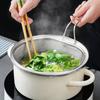 Cooking Utensils Frying Filter Basket Stainless Steel Long Handle Pasta Boil Basket Hot Pot Strainer Deep Frying Mesh