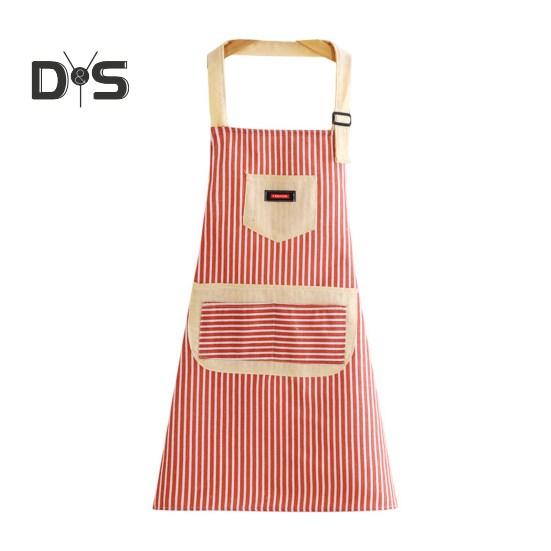 Ladies Cooking Apron Adjustable Strap Convenient Easy Cleaning Strap Apron Pinafore