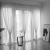 Hot Romantic Sheer Curtain for Living Room Girls Bedroom Curtains for Window Party Wedding Home Decor Organza Tulle Drapes Panels