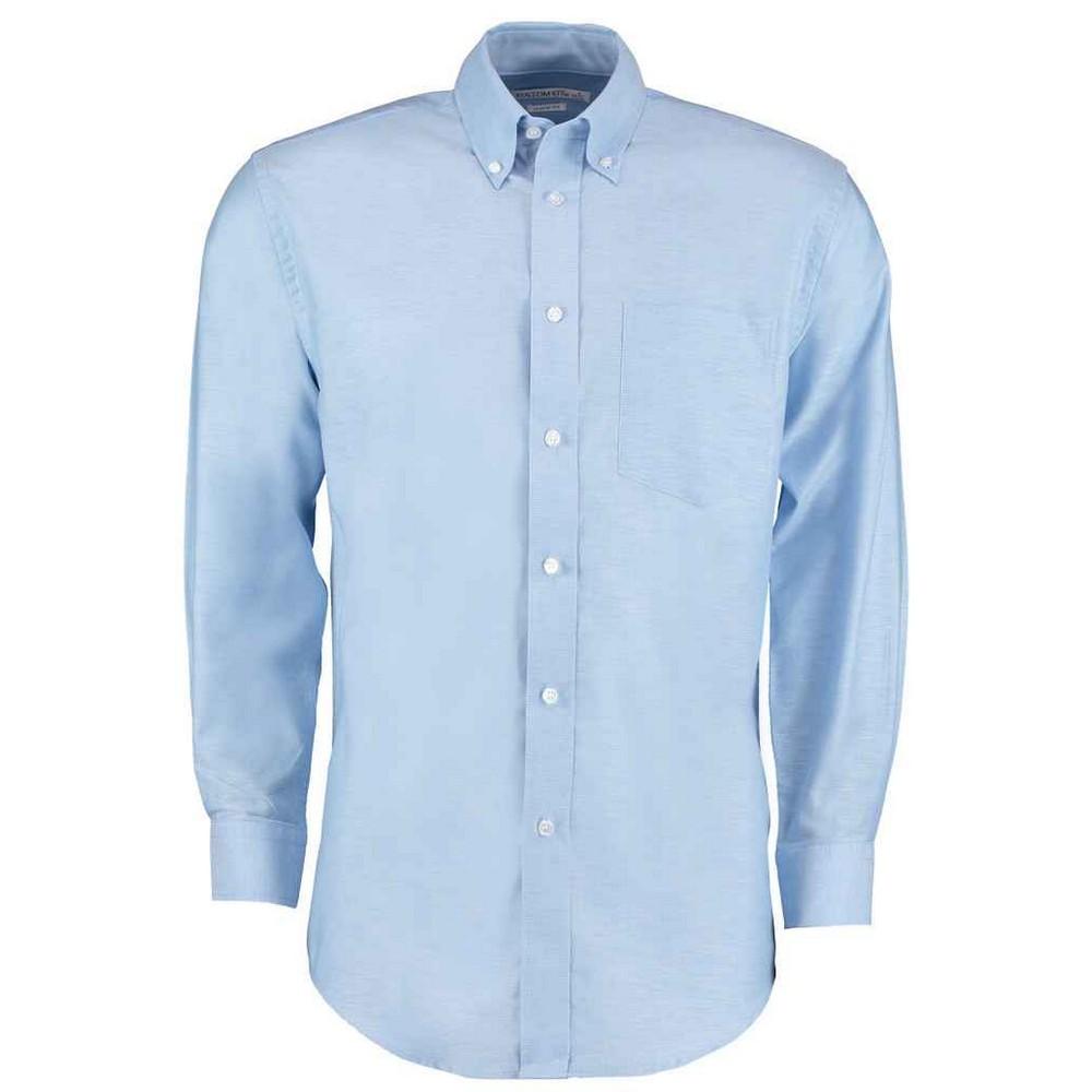 Kustom Kit Mens Oxford Classic Long-Sleeved Shirt