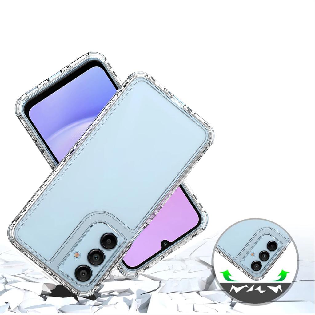 3 in 1 Hybrid Armor Case For Samsung Galaxy A16 A06 A05 A05S A15 A25 A35 A55 A14 A24 A34 A54 A04S A04E A13 A23 A21S Back Cover