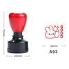 1PC Emoticons Encourage Stamp Portable Teacher Comments Stamp Award Praises Emoticon Seal DIY Scrapbook Seals Teacher Supply ZYF
