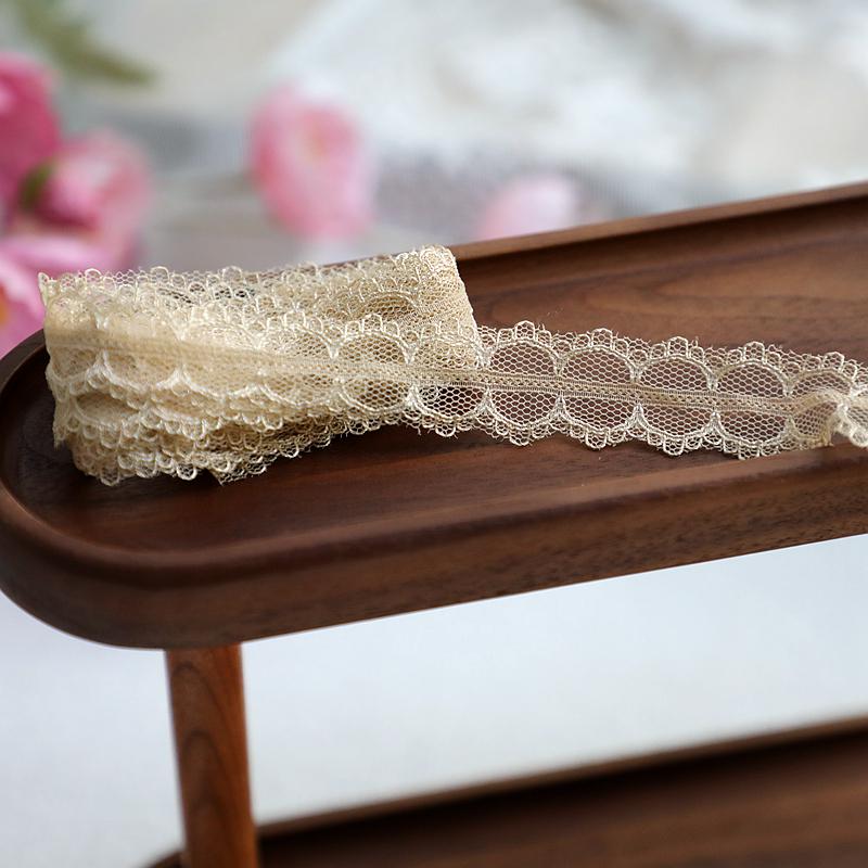 Colorful Polyester Lace Trim for DIY Doll Dress & Lolita Accessories