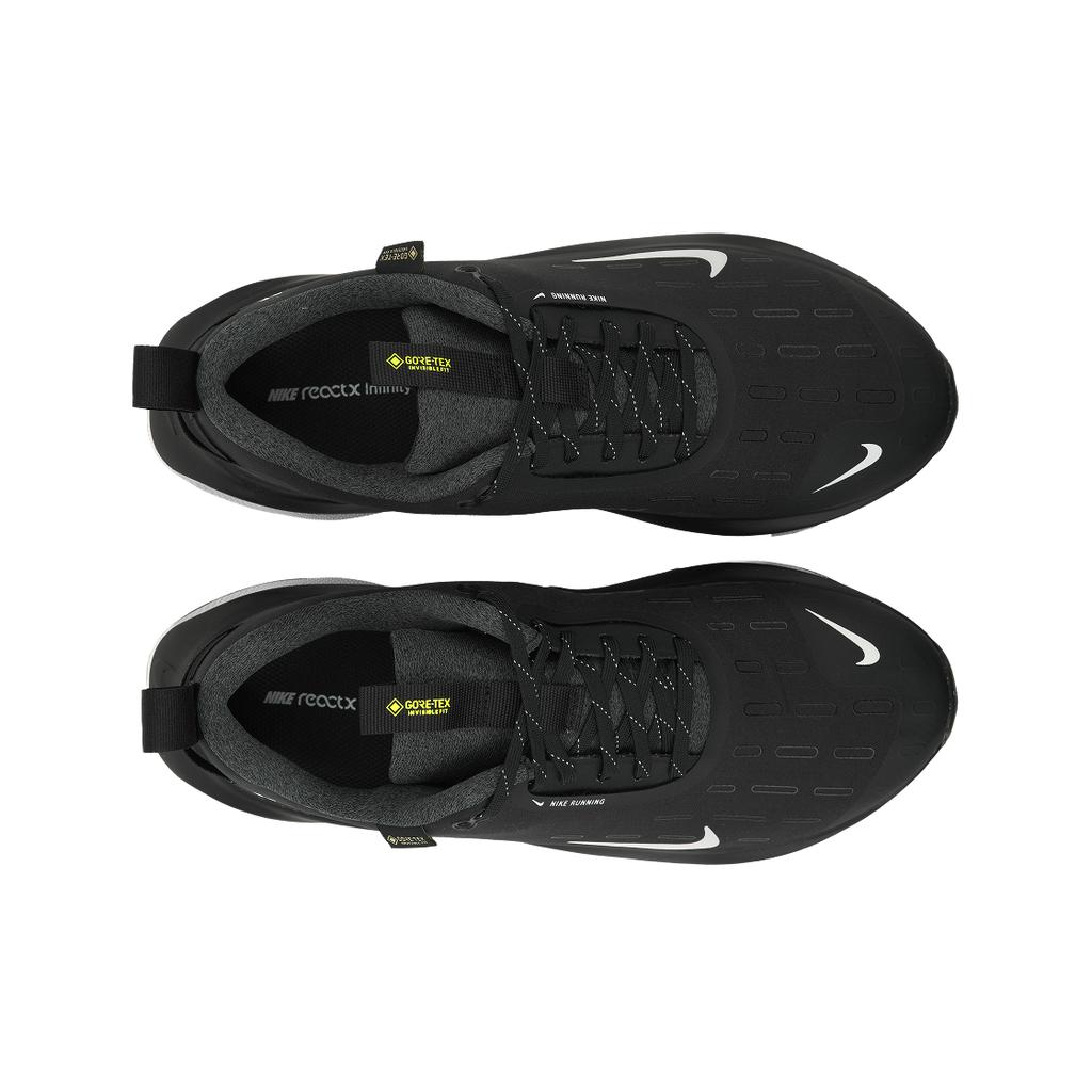 Nike ReactX Infinity Run 4 GORE-TEX Black White Men Sneakers Anthracite Volt FB2204-001