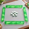 4 Pieces Mahjong Rack with Push Rod Multi-Use Tile Clear Game