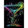 Cocktails Drink Fruit Neon Sign Posters and Prints Canvas Painting Wall Art Picture for Wine Shop Bar Club Room Home Decor