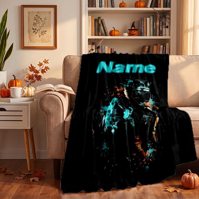 Dead Space Custom Flannel Blankets Soft Warm Cozy Throws for Home Decor Holiday Gifts