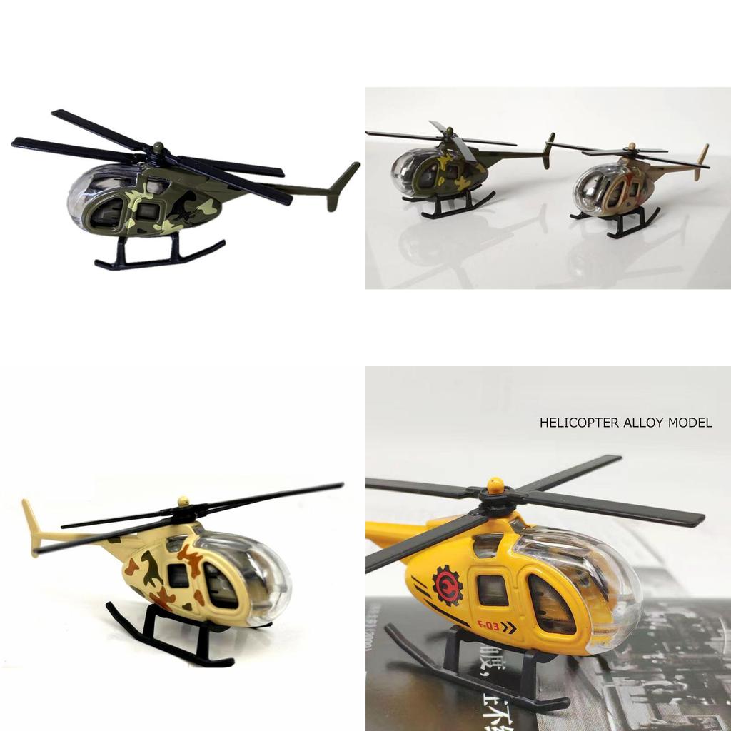 Alloy Military Aircraft Model Decorations Realistic Helicopter Fighter Plane Toy For Boys