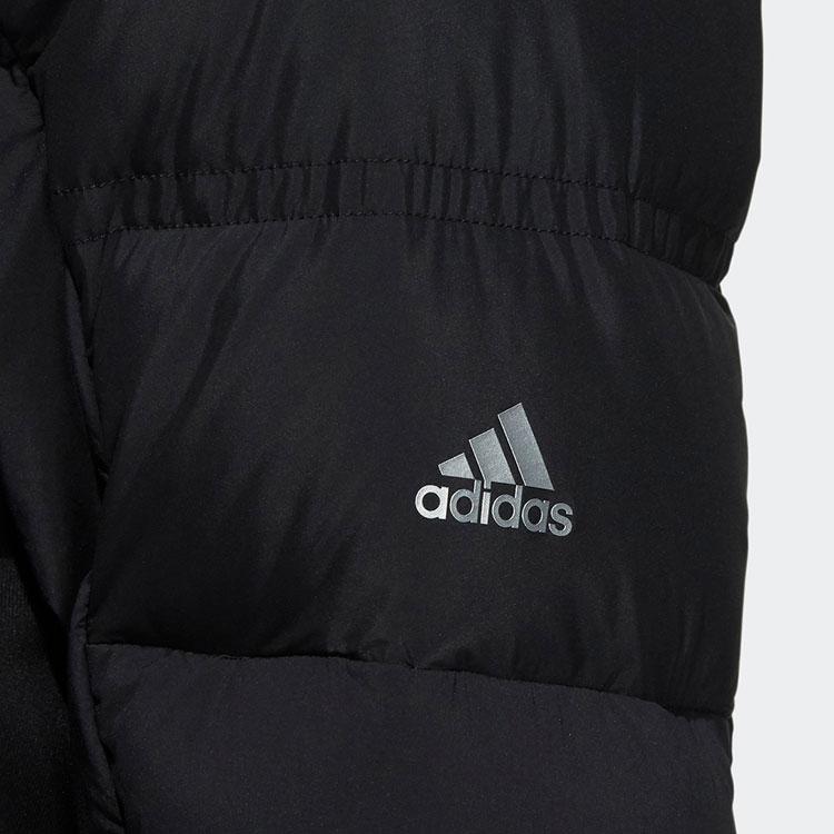 Adidas Three Stripe Color Block Golf Sports Down Jacket Women Jacket Black GT3368