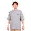 North NEVER STOP ING Mixed L [The Face] S/S Tee, Gray,