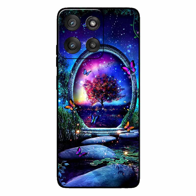 For Motorola Moto G56 G86 Case Fashion Protective Silicone Back Cover For Moto G86 5G TPU Back Phone Capa MotoG56 5G Wolf Funda