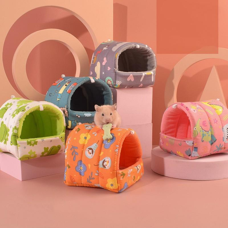 Guinea Pig Nest Mini Cage Small Animal Sleeping Bed Hamster House Rabbit Sleep Nests Mice And Chinchilla Cute Hamster Cages