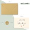 Thank You Stickers and Greeting Card Set for Holidays and Special Occasions