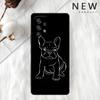 French Bulldog Black White Cover For Samsung Galaxy A52 A12 A51 A32 A21s A71 A32 5G A12 A22 A53 A31 A13 A72 A02s A41 Phone Cover
