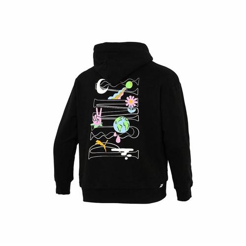 

PUMA Men s Black Hoodie with Logo Print EU S чорний