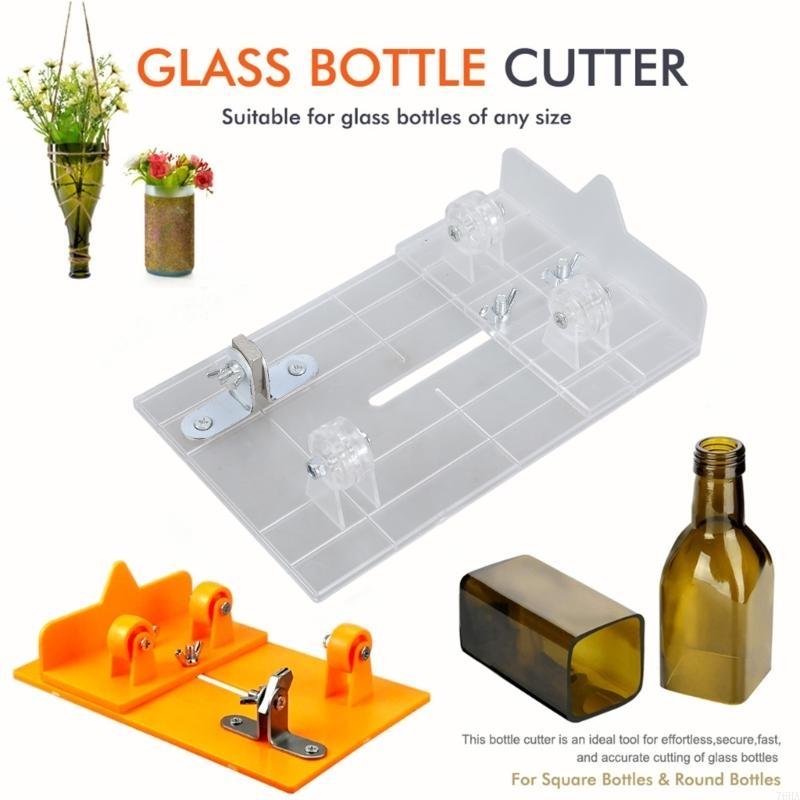 Glass Bottle Cutter Universal Adjustable Wine Bottle Cutting Machine Cutting Tool For Wine Beer Glass Plastic Cutting