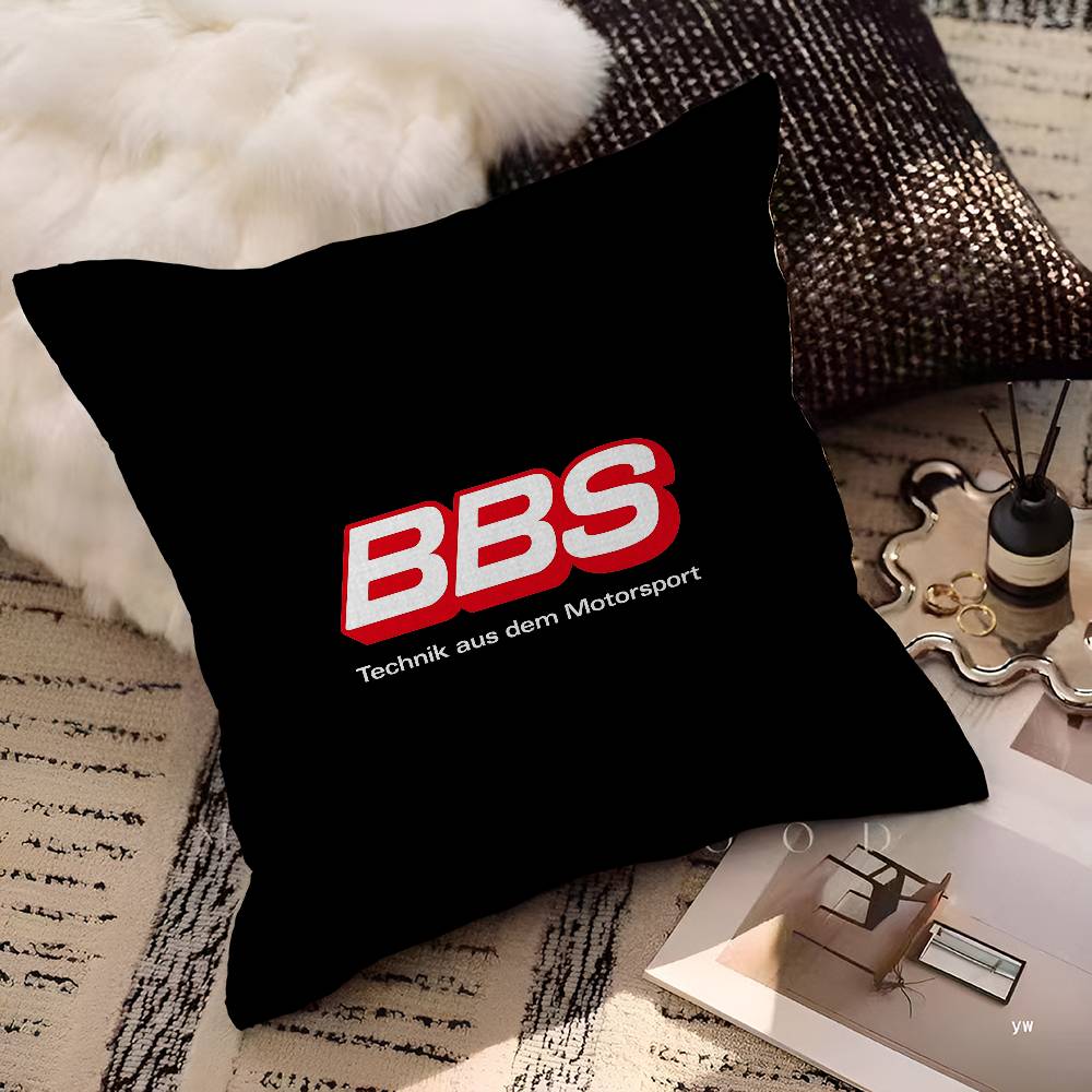 Bbs Racing Car Cushion Cover Inches Farmhouse Decor Home Throw Pillow Covers For Couch Decorations